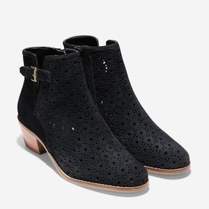 cole haan willette perforated bootie